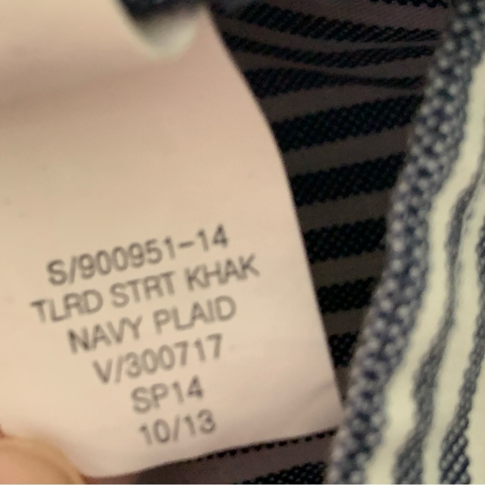 Gap Khakis Tailored Straight Fit Grey Pants - Picture 9 of 10